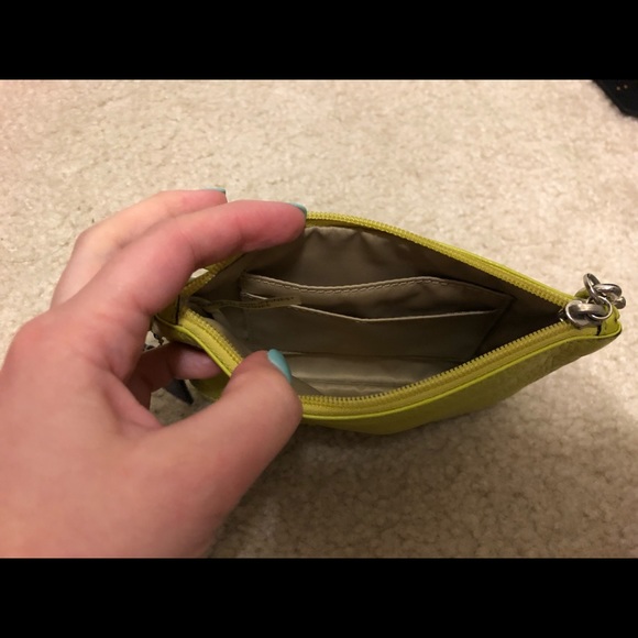 Lime Coach Wristlet - Picture 2 of 2